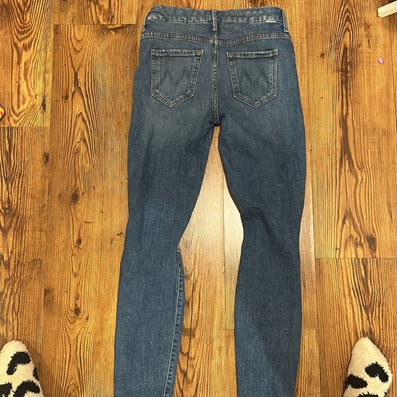 Mother Jeans High Waisted Looker Ankle Fray Size 25 perfect condition - Picture 8 of 9